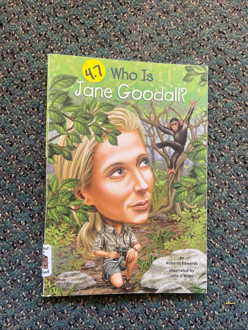 Who Is Jane Goodall? Illustrated Biography - Green Cover